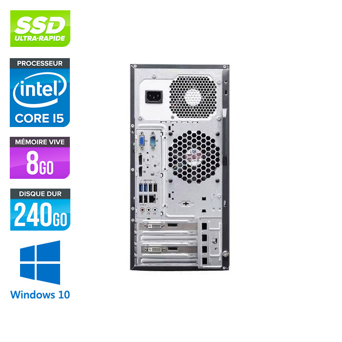 Pack PC bureau reconditionné Lenovo ThinkCentre M83 Tour - i5 - 8Go - 500  Go HDD - Windows 10 + Écran 22 - Trade Discount