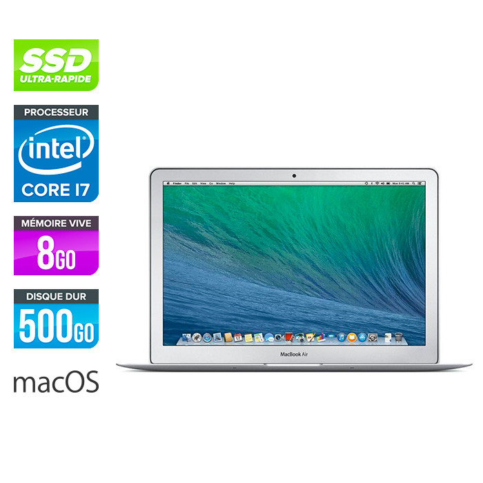 Pc portable Apple MacBook Air 13.3 - i7 - 8Go - 500Go SSD - macOS - Trade  Discount.