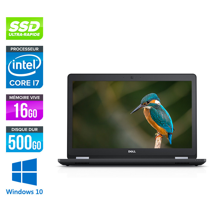 Ordinateur portable reconditionné Dell Latitude E5470 - i5 - 16Go - 500Go  SSD - Windows 10 - Trade Discount