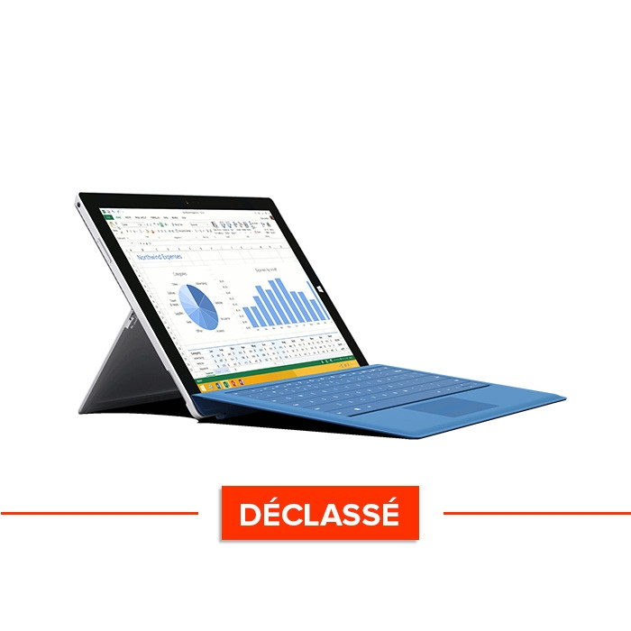 Tablette Microsoft Surface Pro 3 reconditionnée + Clavier Type