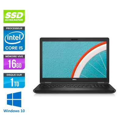 Dell Latitude 5580 - i5 - 16Go - 1To SSD - W10 