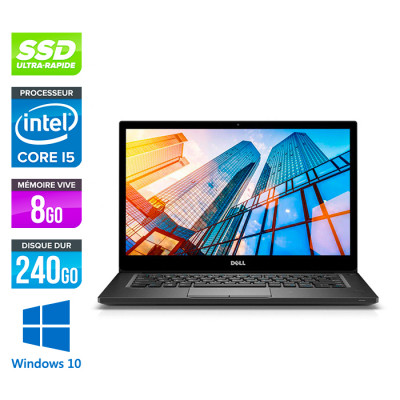 PC portable Dell Latitude 7390 reconditionné - i5 - 8Go - 240Go SSD - Windows 10