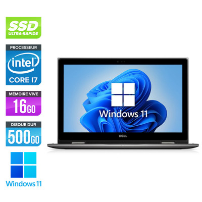 PC portable reconditionné Inspiron 15 5579 - i7-8550U - 16Go - 500Go SSD - 15.6" FHD - W11
