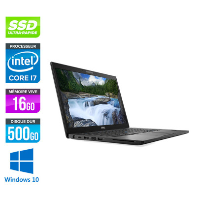 Pc portable reconditionné - Dell 7490 - i7 - 16Go - 500Go SSD - Windows 10 Professionnel