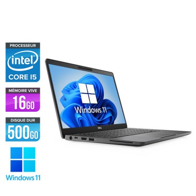 Ultrabook reconditionné - Dell Latitude 5300 - Core i5 - 16Go - 500 Go HDD - Windows 11