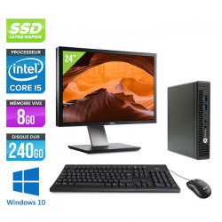 PC Reconditionné HP ProDesk 600 G3 SFF - Intel Core i5-7500T